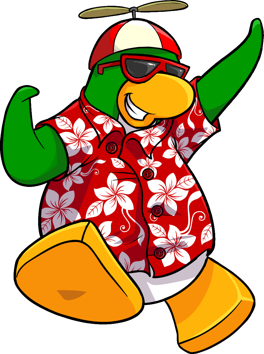 Mascot Tracker - Rookie From Club Penguin (914x1223), Png Download