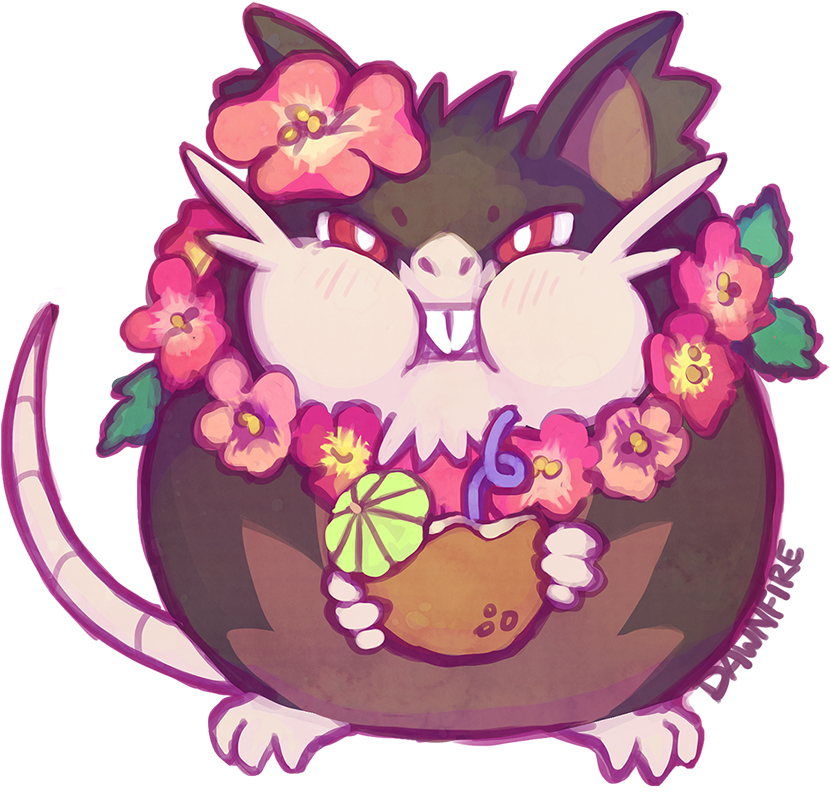 View Samegoogleiqdbsaucenao Hawaiian Jesus , - Cute Pokemon Alolan Raticate (896x851), Png Download