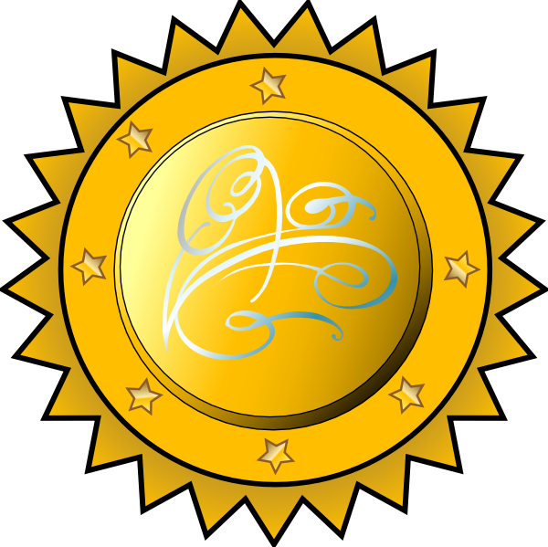 Seal For Certificate Clip Art (600x599), Png Download