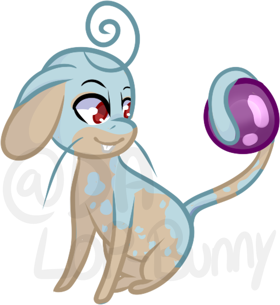 [oc Ref] Slip's The Rattata - Lop Rabbit (1300x1152), Png Download