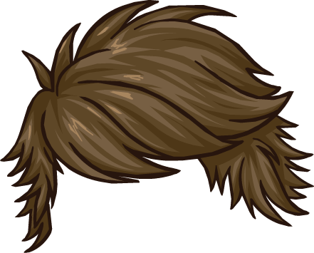 Accesorios De Club Penguin Png - Peluca Png (441x355), Png Download