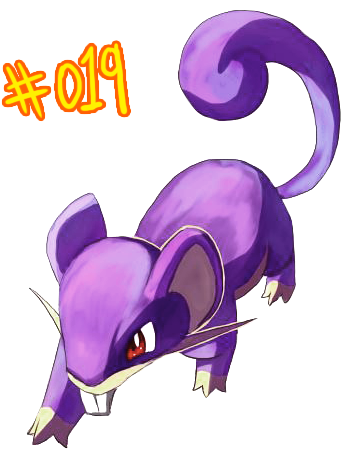 Rattata Par - Cartoon (402x522), Png Download