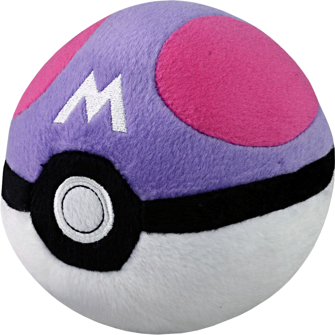 Pokemon - Soft Poke Ball (master Ball) (1080x1079), Png Download
