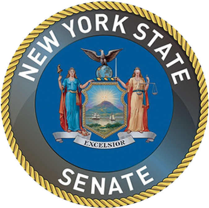 Gold Excellence Certificate Seals - New York State Senate Seal (1520x754), Png Download