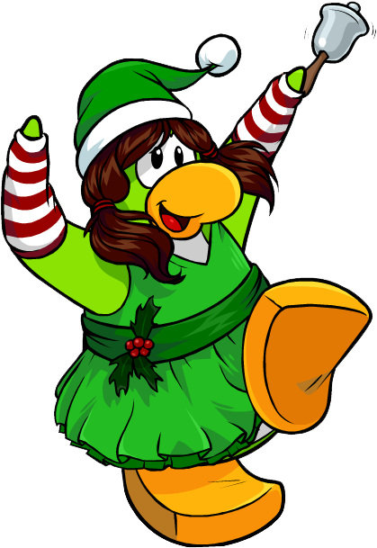 Logos De Club Penguin - Club Penguin Pinguinos Navidad (440x619), Png Download