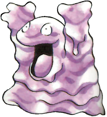 Rocket 1 Has A Level 11 Sandshrew A Level 11 Rattata - Grimer Pokemon Red (367x402), Png Download