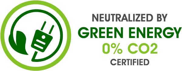 Green Website Icon Seal - Co2 Green (600x234), Png Download