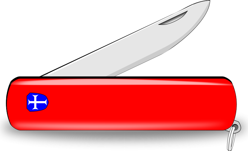 Pocket Cliparts - Pocket Knife Clipart (800x487), Png Download