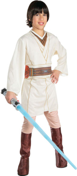 Teach The Ways Of Jedi In Licensed Child Obi Wan Kenobi - Obi Wan Kenobi Costume Kids (366x580), Png Download