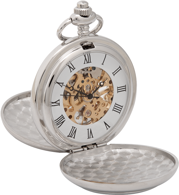 A Guide To Buying A Pocket Watch - Thistle & Stag Mechanical Pocket Watch One Size (600x1000), Png Download