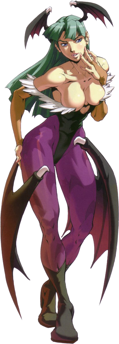 Morrigan - Morrigan Darkstalkers Door Poster (489x1230), Png Download