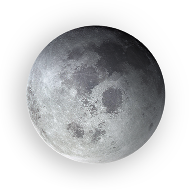 Luna Png - Imagenes De La Luna Png (381x383), Png Download