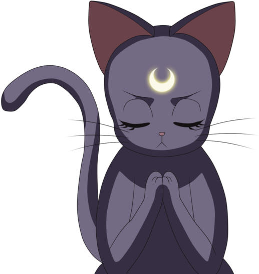 Sailor Moon Crystal - Luna Sailor Moon Png (1024x576), Png Download