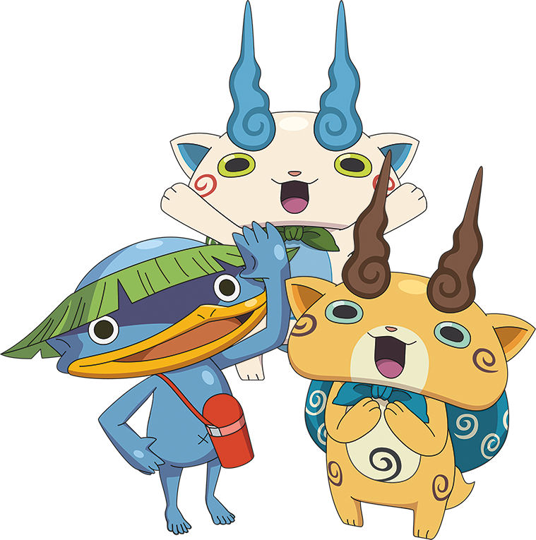 Yo-kai From The Same Tribe Fight Better Together, But - Star Coin Qr Code Yokai Watch (759x765), Png Download