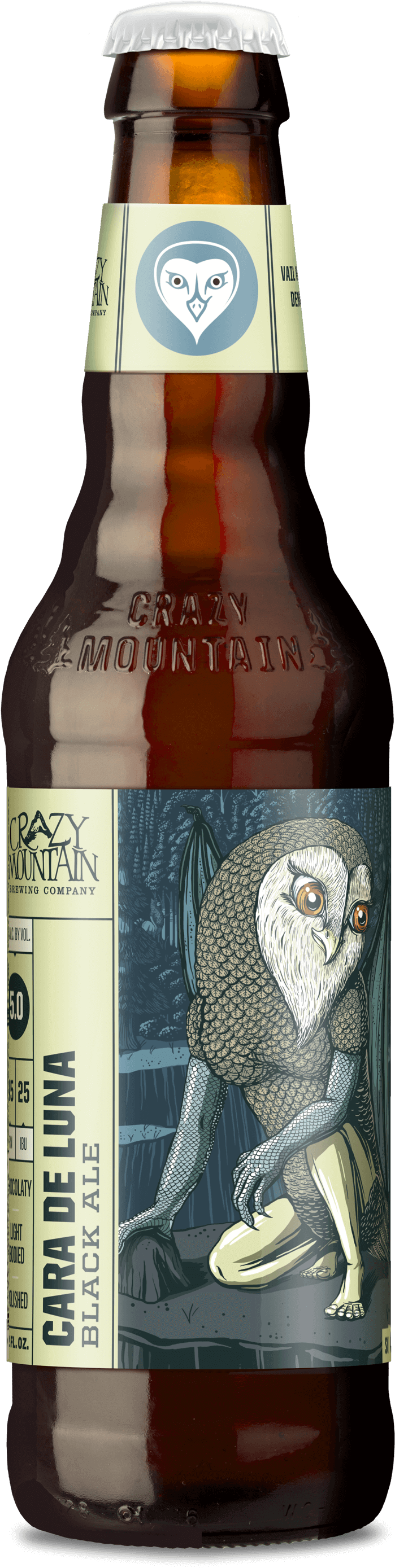 Crazy Mountain Cara De Luna Ale (1155x3000), Png Download