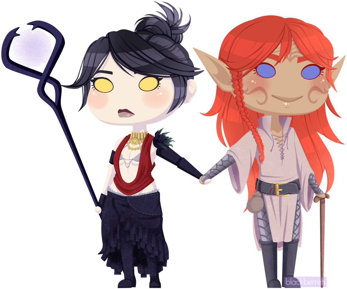 Some Garreth And Morrigan Cheebs~ - Tumblr (1280x1068), Png Download