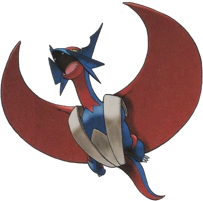 Zinnia Mega Salamence Adventures - Mega Salamence (456x429), Png Download
