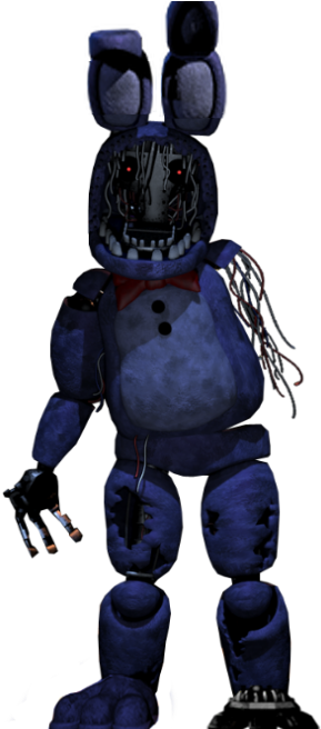 Old Bonnie - Withered Bonnie (655x655), Png Download