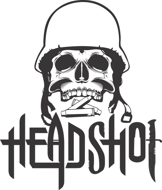 Drawn Soldier Skull Logo - Logo T Shirt Png (546x640), Png Download