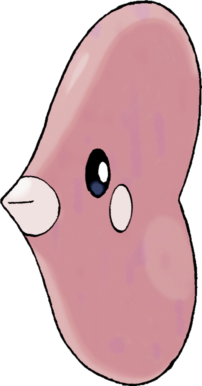 #370 Luvdisc - Pokemon Luvdisc (1280x1280), Png Download