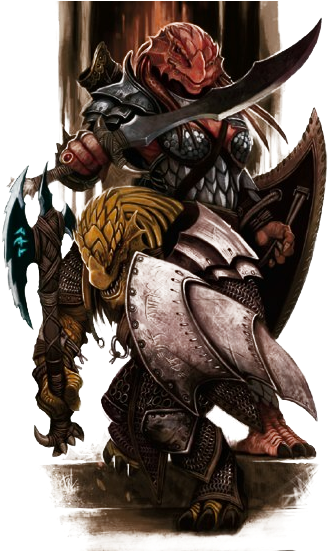 As A Sorcerer, I Found That The Race Dragonborn Could - Dungeons And Dragons Dragonborn (335x550), Png Download