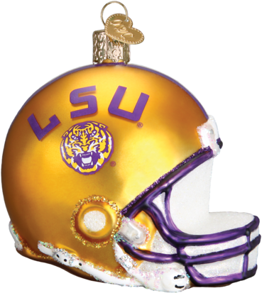 Lsu Helmet Ornament - Sports Integrity Leonard Fournette Signed Lsu Tigers (442x442), Png Download