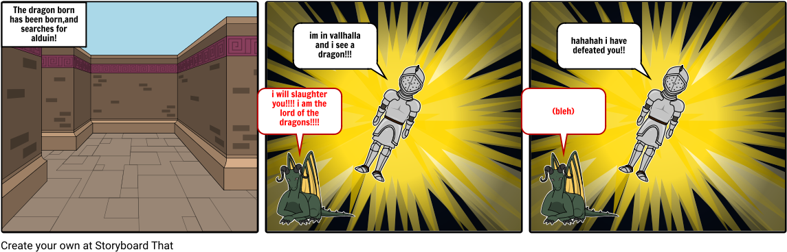 Dragonborn - Cartoon (1164x385), Png Download
