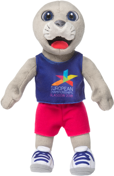 Bonnie Cuddly Toy - 2018 European Championships (400x754), Png Download
