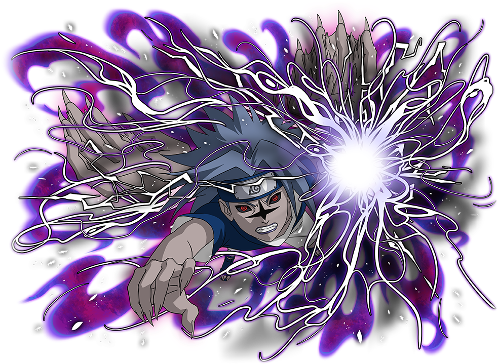 Black Chidori - Ultimate Ninja Blazing Uzumaki Naruto (989x726), Png Download