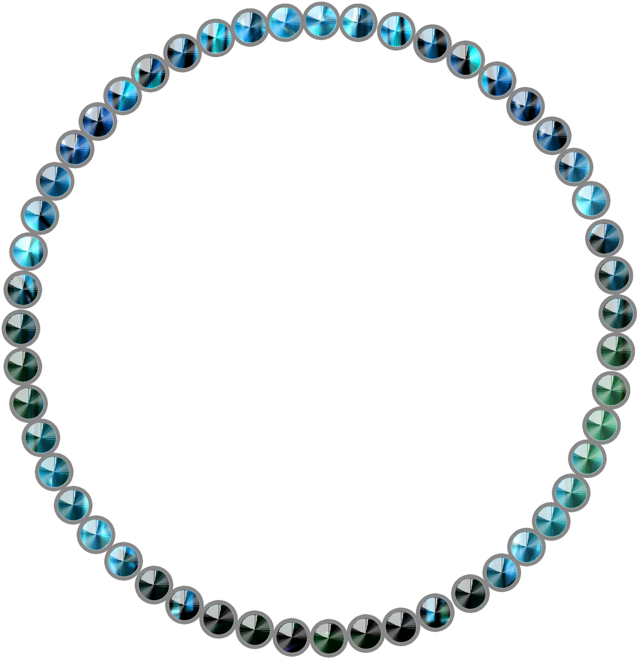 Marcos Para Fotos, Formato Png - Necklace (1600x1600), Png Download