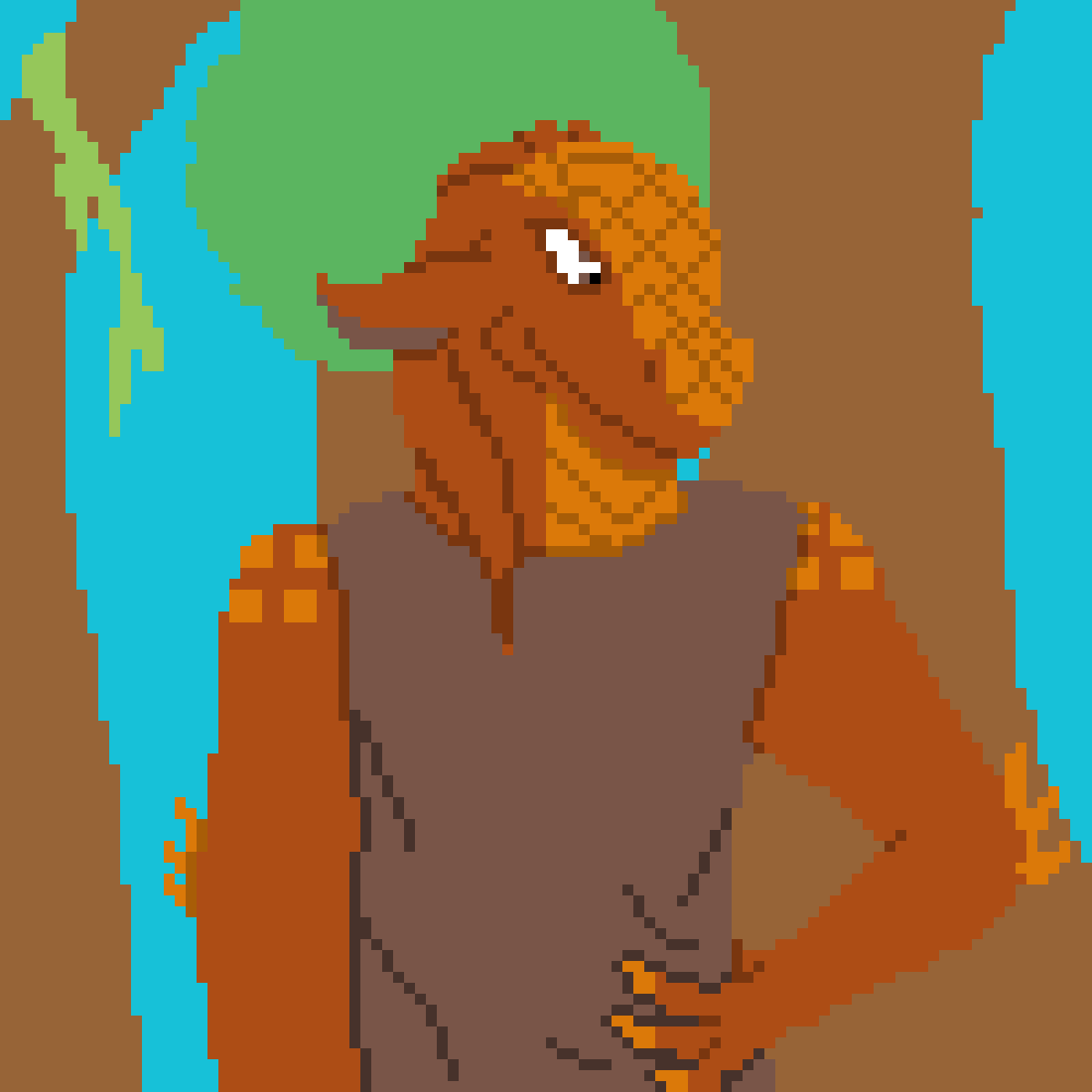 Bronze Dragonborn - Bronze (1200x1200), Png Download