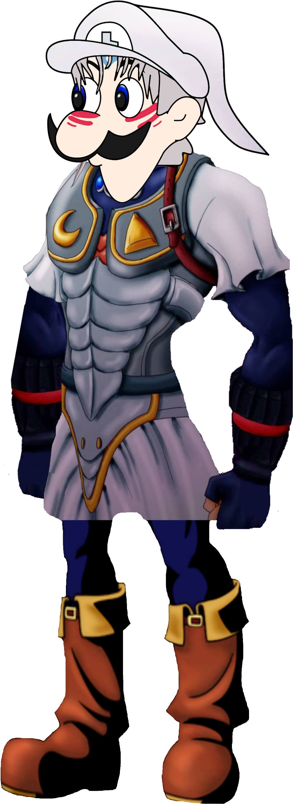 Fierce Deity Weegee (998x2700), Png Download
