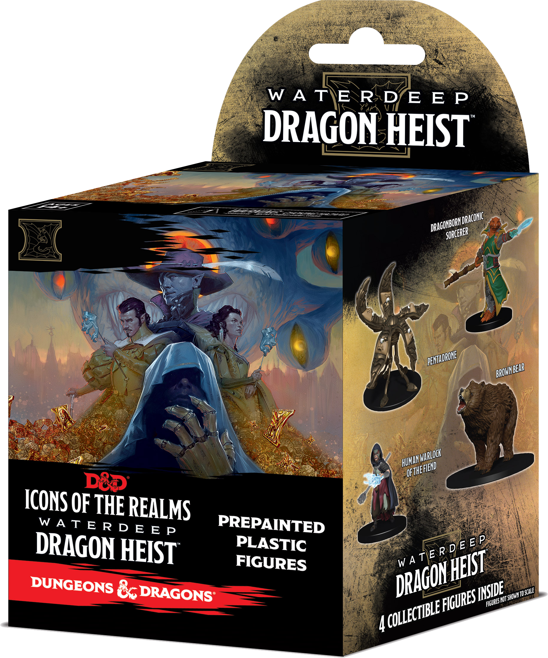 Dungeons & Dragons Mini 5th Edition Waterdeep Dragon - D&d Icons Of The Realms Waterdeep Dragon Heist (1846x2217), Png Download