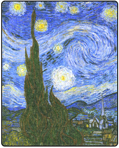 Van Gogh Starry Night (800x800), Png Download