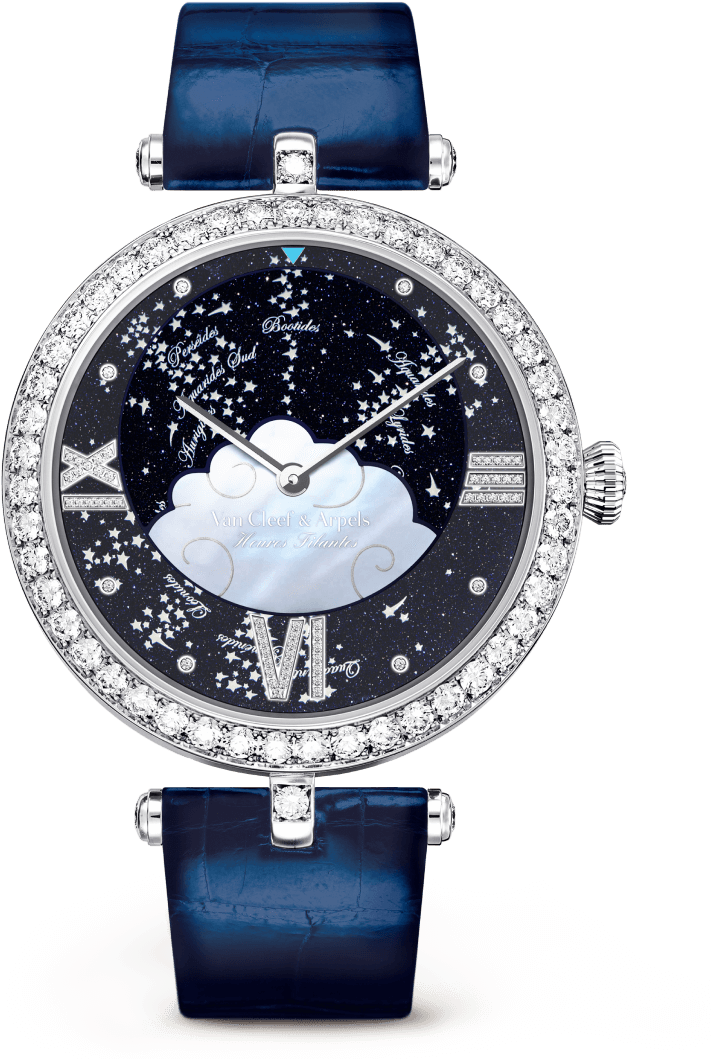 Lady Arpels Heures Filantes - ヴァン クリーフ アンド アーペル 時計 (840x1160), Png Download