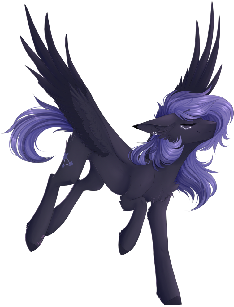 Monogy, Eyes Closed, Female, Mare, Oc, Oc - Cartoon (783x1024), Png Download