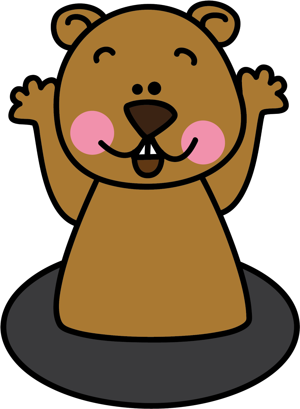Download Mrs Albaneseu0026 Groundhog Clipart Full Size Png Image Pngkit