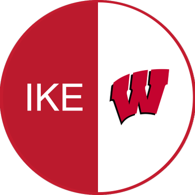Ike Badgers - Wisconsin Badgers (400x400), Png Download