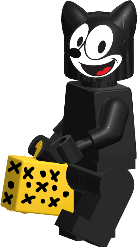 Felix Pose Redone - Felix The Cat T Pose (1605x808), Png Download