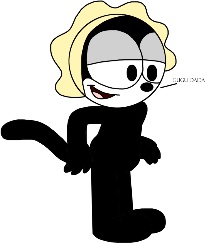 Felix The Cat Drawing Kit-cat Klock - Drawing (894x894), Png Download