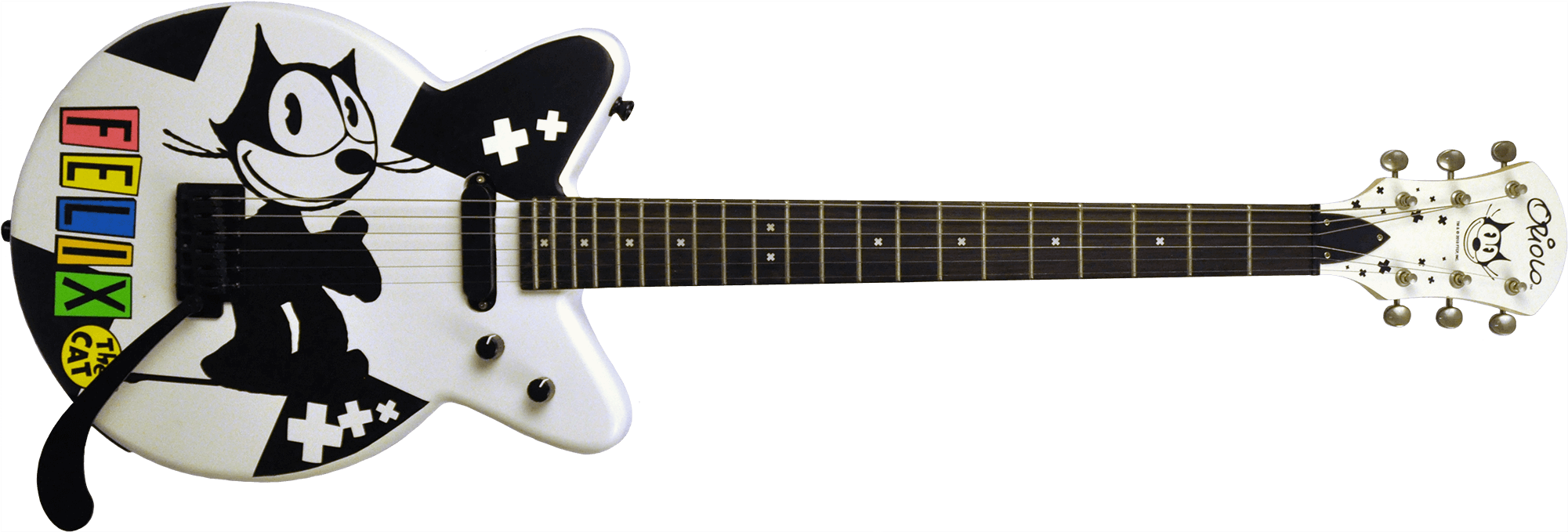 Felix Vibrotail - Oriolo Guitars (2100x778), Png Download