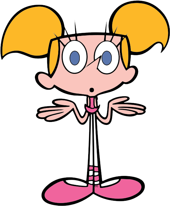 Dexter's Laboratory Clip Art - Dexter And Dee Dee Cartoon (595x714), Png Download
