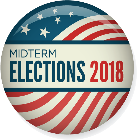 Russian National Is Charged With Conspiracy To Interfere - Vote Pin Retro Midterm Elections Vote Button Clipart (600x600), Png Download