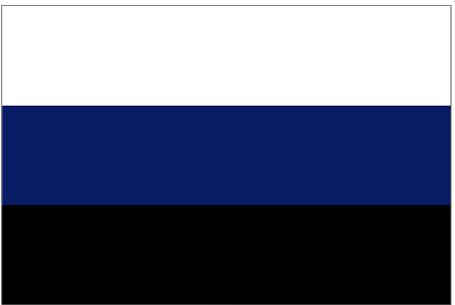 The Zukelandic Flag Goes 'black White Blue' Top To - Google+ (530x331), Png Download