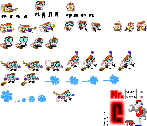 Dexter - Sprites (560x480), Png Download
