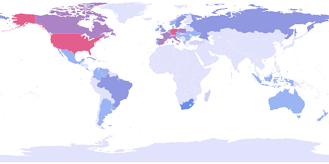 Earth, Map, World, Countries, Nations, Germany, America - Global Slavery Index 2018 (640x320), Png Download