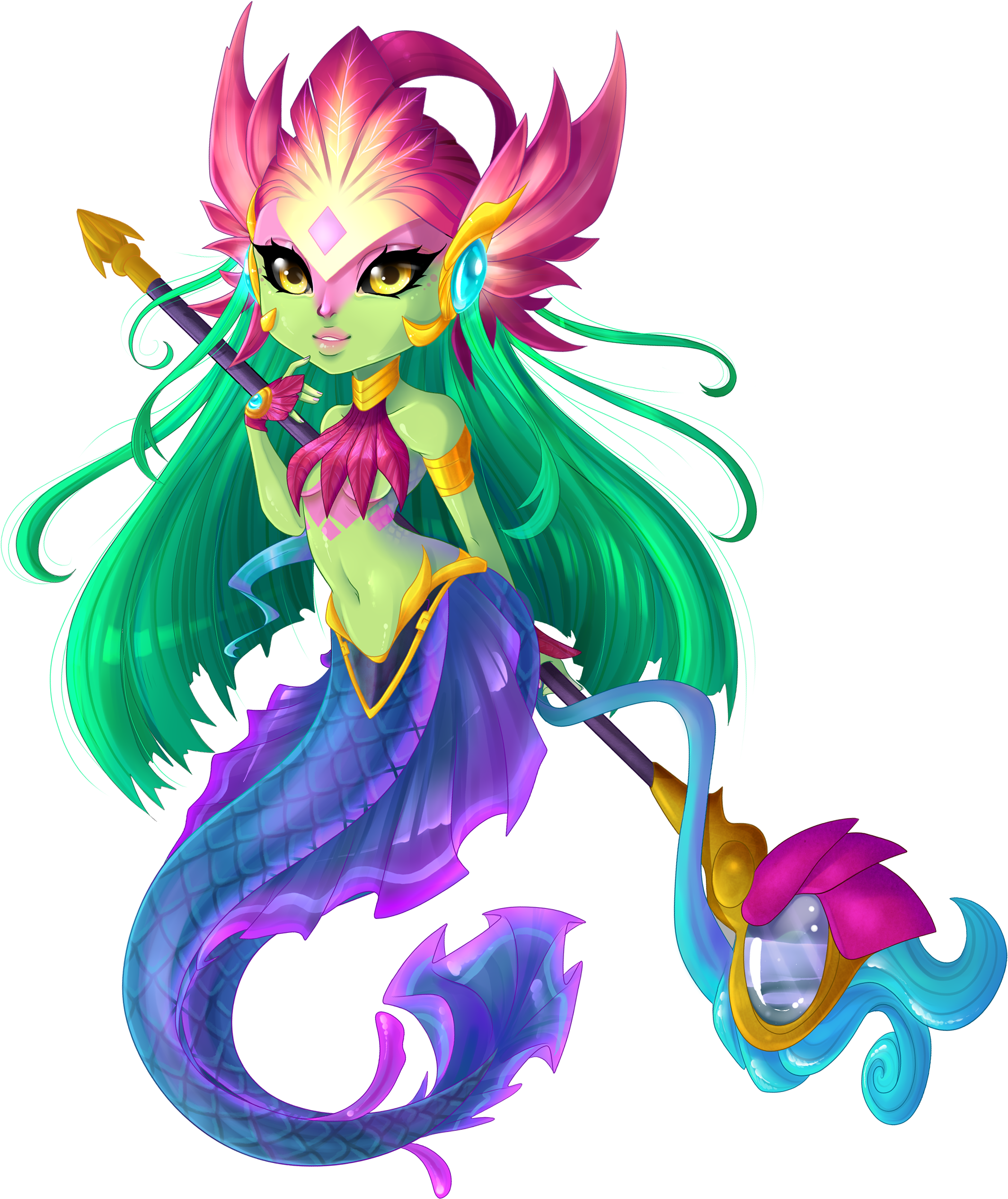 River Spirit Nami (2221x2609), Png Download