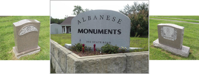 Albanese Monuments, Llc (640x240), Png Download
