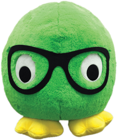 Picture Of Dexter Monstar - Iscream Monstars Dexter Plush Round Microbead Pillow (550x550), Png Download