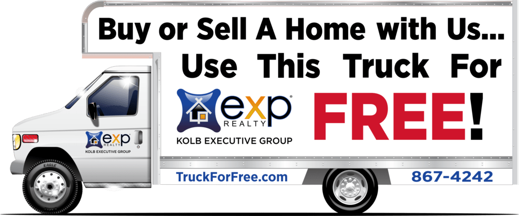Exp Realty Free Moving Truck - Exp Realty (1024x428), Png Download
